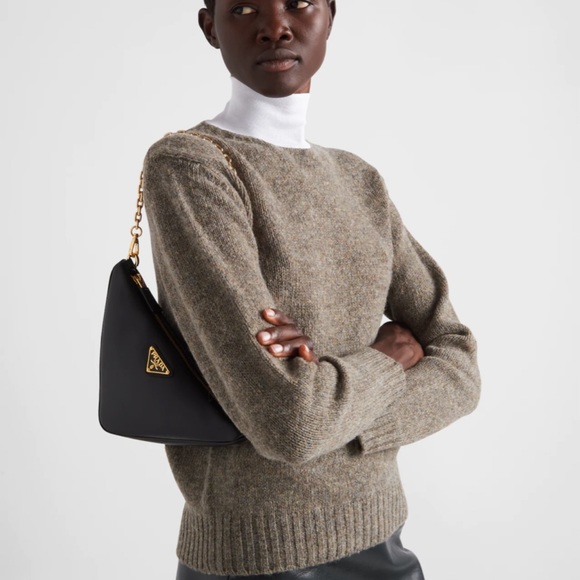 Prada Symbole leather and fabric mini bag - Picture 3 of 17